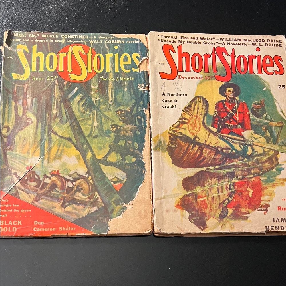 Vintage Short Stories Magazines